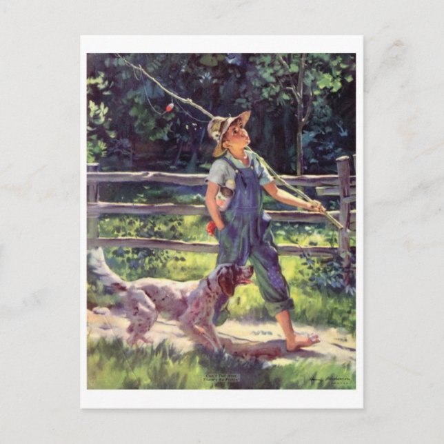 Postal de Ilustracion de época (Anverso)