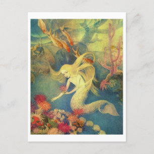 Postal de Ilustracion de época