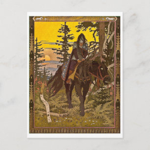 Postal de Ilustracion de época