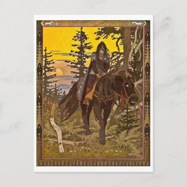 Postal de Ilustracion de época (Anverso)