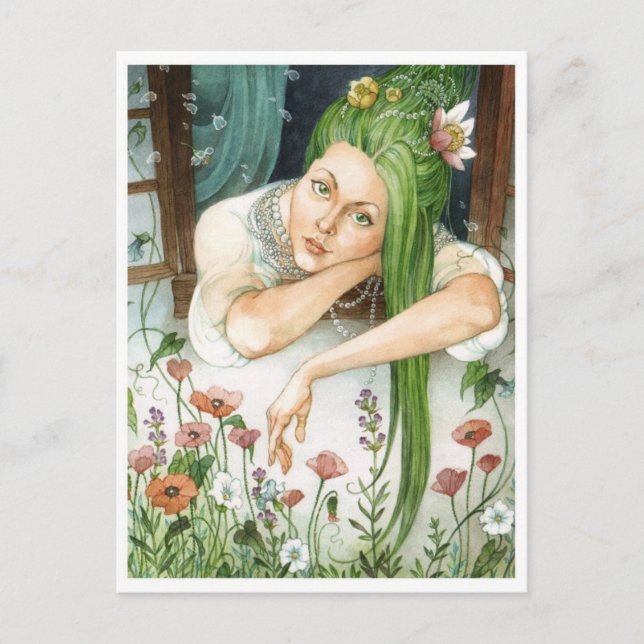 Postal de Ilustracion de época (Anverso)