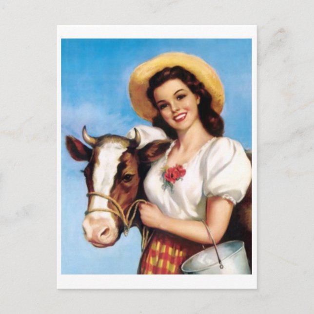 Postal de Ilustracion de época (Anverso)