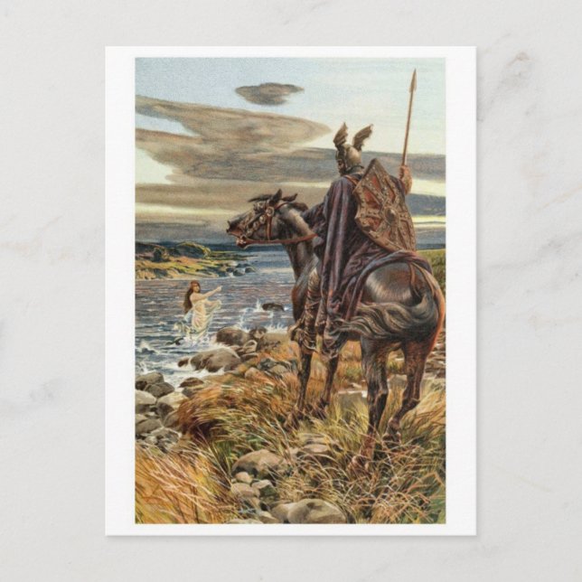 Postal de Ilustracion de época (Anverso)
