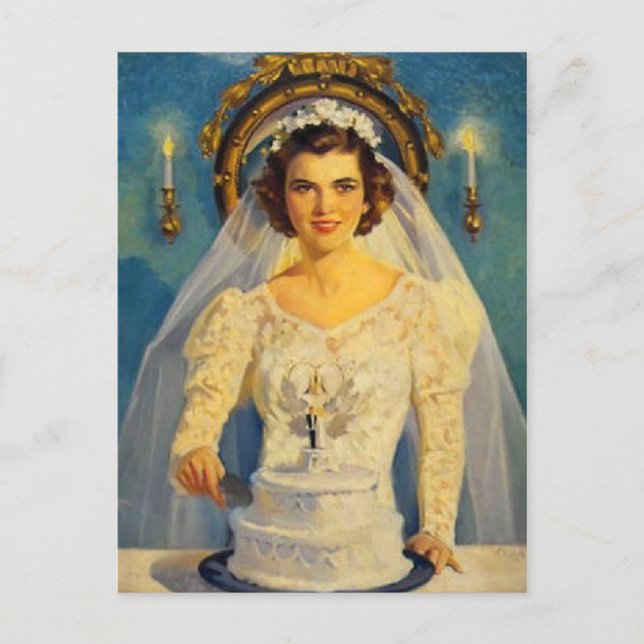 Postal de Ilustracion de época (Anverso)