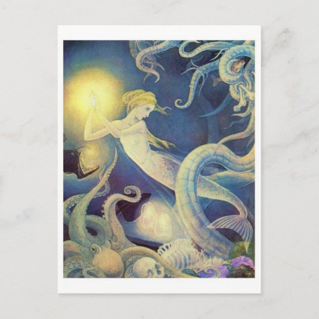 Postal de Ilustracion de época (Anverso)