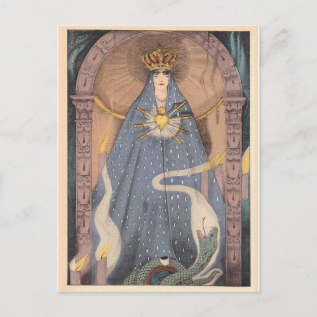 Postal de Ilustracion de época (Anverso)