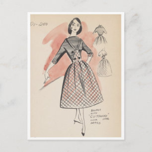 Postal de Ilustracion de época