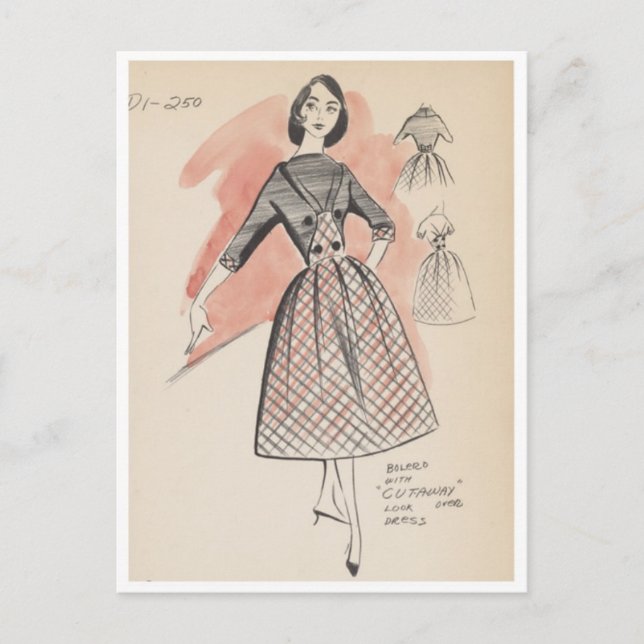 Postal de Ilustracion de época (Anverso)