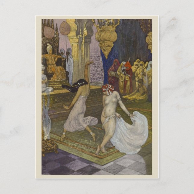 Postal de Ilustracion de época (Anverso)