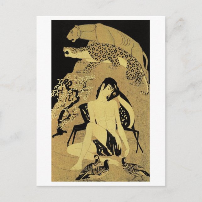 Postal de Ilustracion de época (Anverso)