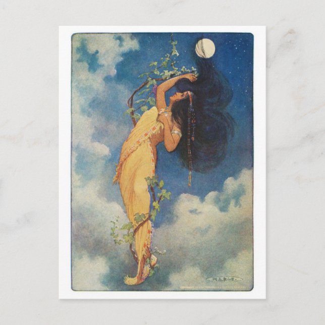 Postal de Ilustracion de época (Anverso)