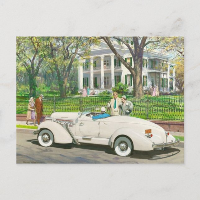 Postal de Ilustracion de época (Anverso)