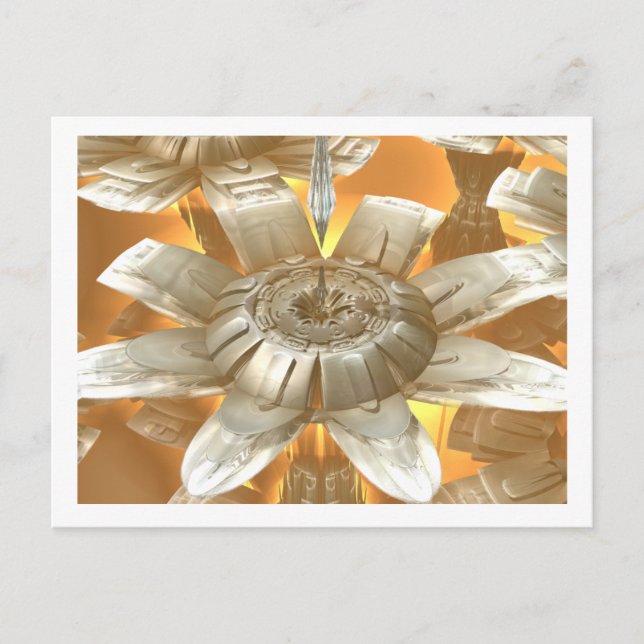 postal de imagen fractal 3D (Anverso)