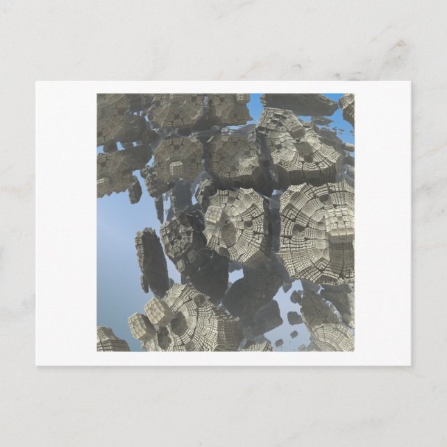 postal de imagen fractal 3D (Anverso)