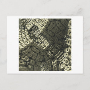 postal de imagen fractal 3D