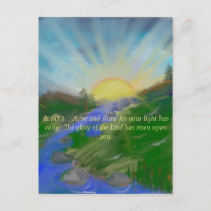 Postal de imagen inspiradora de la escritura