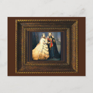 Postal de impresión de Boda Queen Victoria