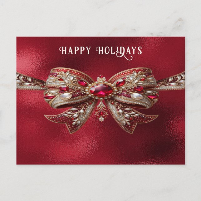 Postal de inclinación roja (Anverso)