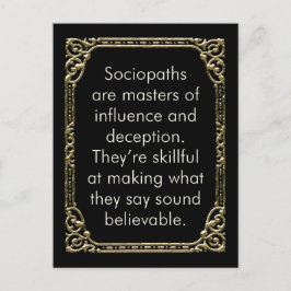 Postal de Influencia Sociopática, mini arte