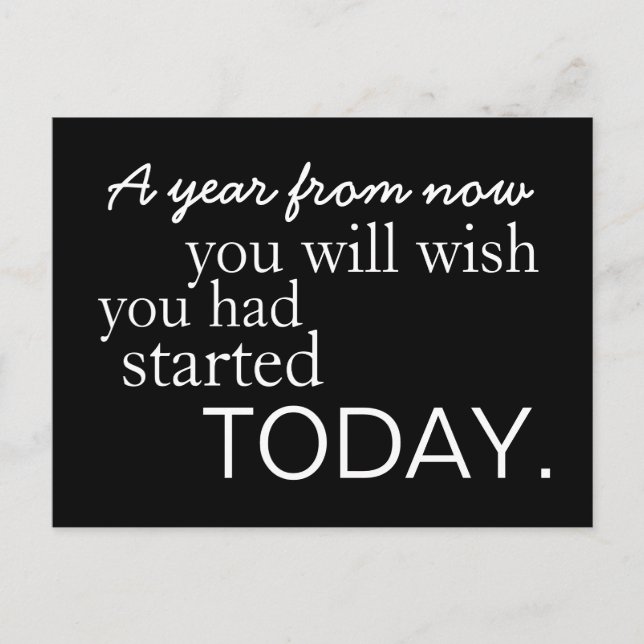 Postal de inicio motivacional hoy (Anverso)