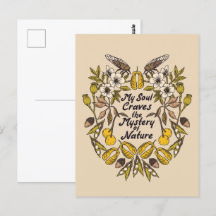 Postal de insectos para los amantes de la naturale