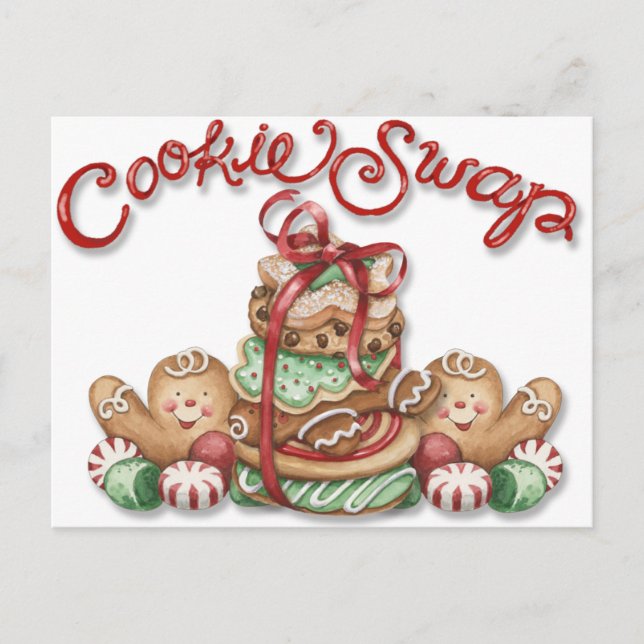 Postal de intercambio de cookies (Anverso)