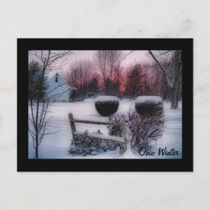 Postal de invierno de Ohio