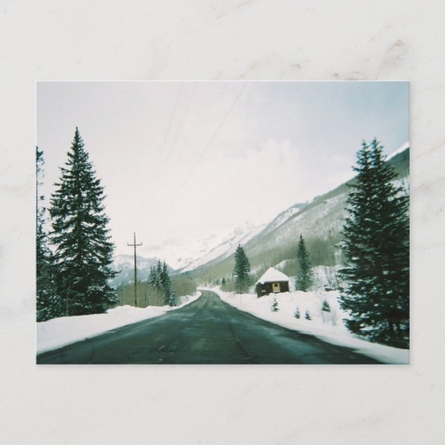 Postal de invierno fija (Anverso)