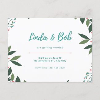 Postal de invitación