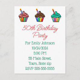 Postal de invitación
