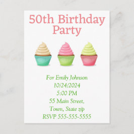 Postal de invitación