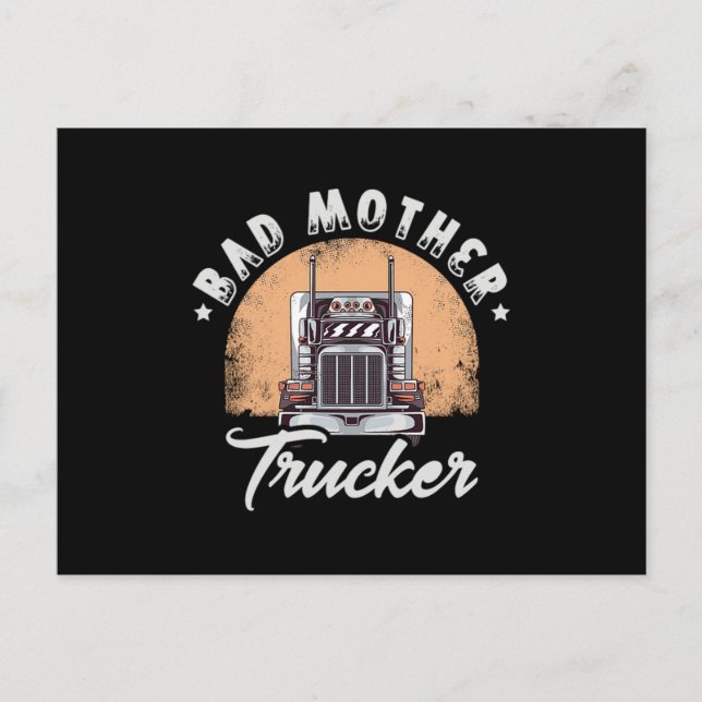 Postal De Invitación 01.Camión para un conductor de camión (Anverso)
