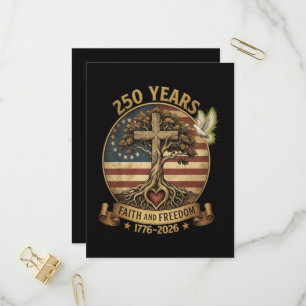 Postal De Invitación 250 años Fe y Libertad Cristiana