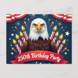 Postal De Invitación 250 cumpleaños