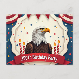 Postal De Invitación 250 cumpleaños