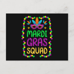 Postal De Invitación 27.Carnaval de Mardi Gras para un fanático del mar