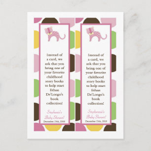 Postal De Invitación 2 libro marca la jungla reina del tigre animal zoo