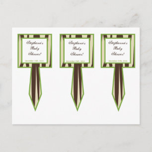 Postal De Invitación 3 Copas de pastelito Jacana Purple Animales