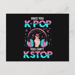 Postal De Invitación 46.Una vez que KPop no puede KStop
