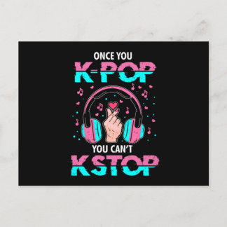 Postal De Invitación 46.Una vez que KPop no puede KStop
