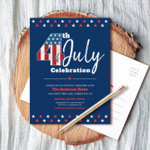 4 de julio negrita Bandera de Estados Unidos Rusti