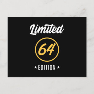 Postal De Invitación 64 Y Fabuloso