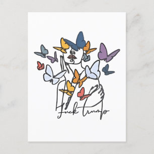 Postal De Invitación 86 47 Camiseta anti-floral de Trump, destituir a p