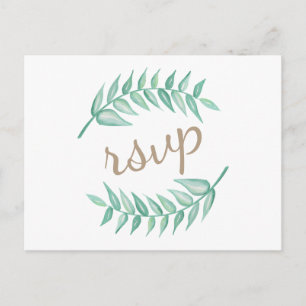 Postal de invitación a la boda de la flor de la co