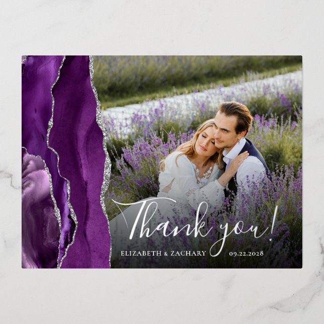 Postal de invitación a Relieve metalizado (Anverso)