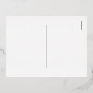 Postal de invitación a Relieve metalizado