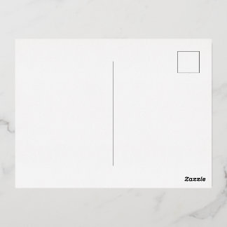 Postal de invitación a Relieve metalizado
