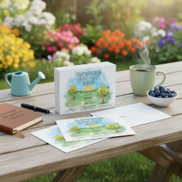 Postal de invitación a reunión familiar de Sunrise