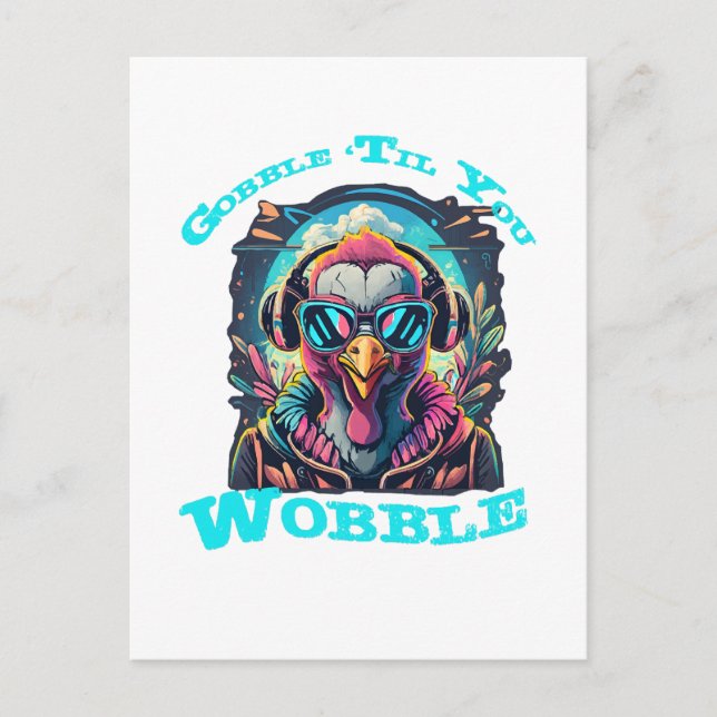 Postal De Invitación Accidentes de Acción de Gracias Turquía (Anverso)