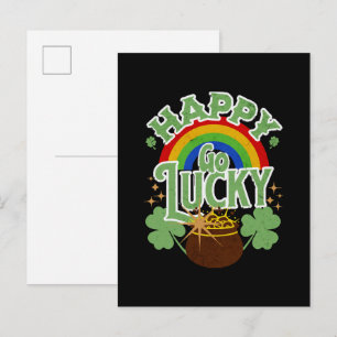 Postal De Invitación Afortunado